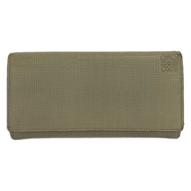 Loewe Wallet Linen Ivory Leather in White Leather from The Reluxe, photo 1 of 1