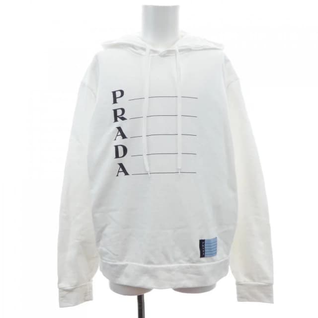 Prada Hoodie White in White from The Reluxe, photo 1 of 1