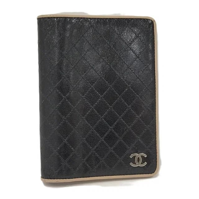 Chanel Notebook Cover Leather Black Agenda in Black Leather from The Reluxe, photo 1 of 1