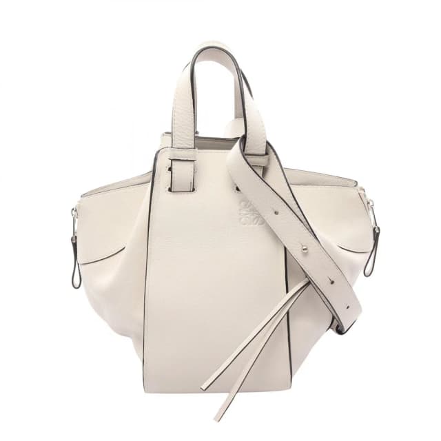 Loewe Handbag Hammock Bag Small 2-Way White Leather in White Leather from The Reluxe, photo 1 of 1