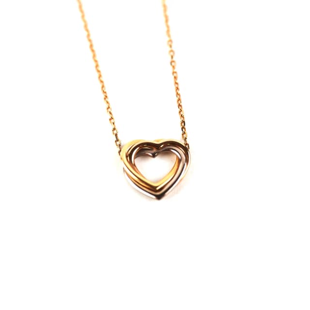 Cartier Vintage Open Heart Trinity Necklace 18K from The Purse Affair, photo 1 of 1