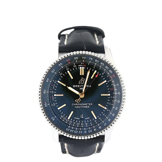 Breitling Navitimer Caliber 17 Automatic 41mm Watch in Crocodile from Luxe.It.Fwd, photo 1 of 1