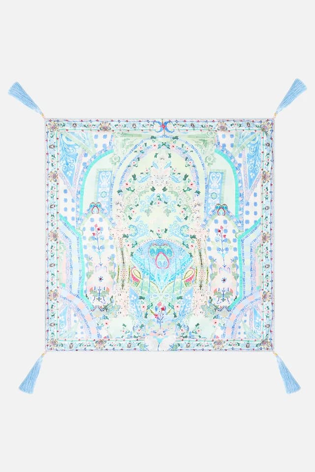Camilla eBoutique LARGE SQUARE CUSHION MIDSUMMER MOSAICS, image 1 of 1 from CAMILLA