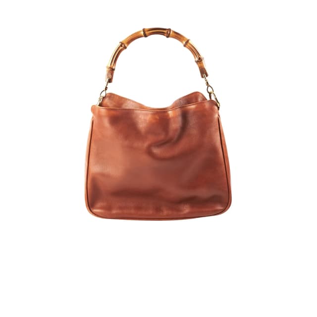 Gucci Vintage Bamboo Bag Brown in Brown Leather from The Purse Affair, photo 1 of 1