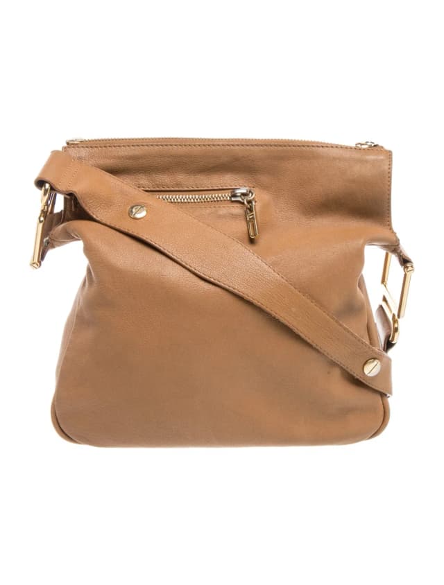 Chloé Leather Vanessa Bag in red|brown Leather from The RealReal, photo 1 of 1