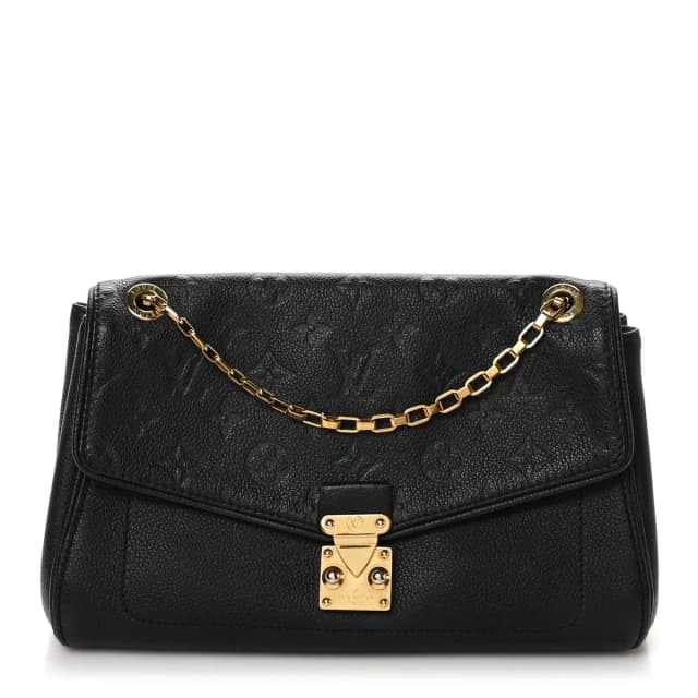 Louis Vuitton St. Germain Monogram Empreinte Leather Bag - Black in Black Leather from H&T, photo 1 of 1