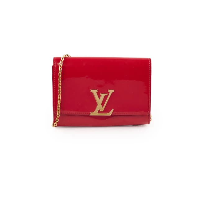 Louis Vuitton Louise Clutch Red Patent Leather in Red Patent leather from The Purse Affair, photo 1 of 1