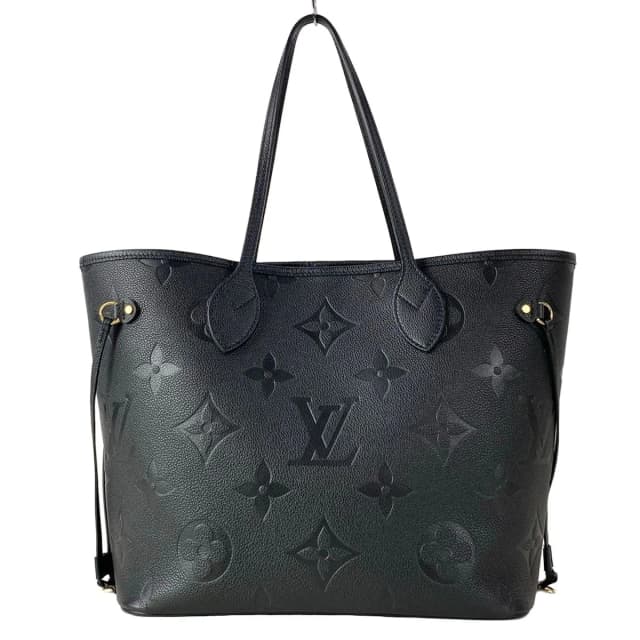 Louis Vuitton Tote Bag Monogram Empreinte Neverfull MM Noir Leather Cowhide in Black Leather from The Reluxe, photo 1 of 1