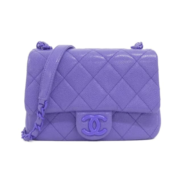 Chanel Shoulder Bag Purple in Purple Caviar leather from The Reluxe, photo 1 of 1