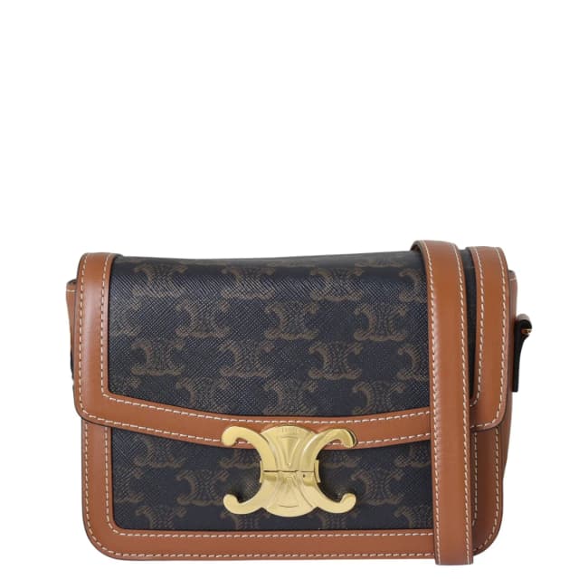 Celine Teen Triomphe Crossbody in Coated canvas from Luxe.It.Fwd, photo 1 of 1