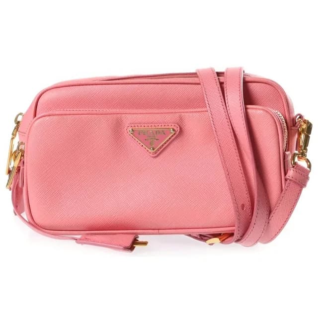 Prada Camera Bag Pink Leather Gold in Pink Leather from The Reluxe, photo 1 of 1