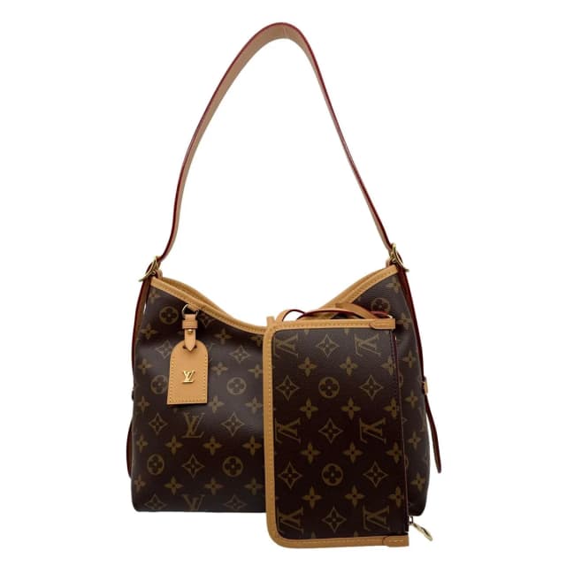 Louis Vuitton Carryall PM Monogram Canvas Shoulder Bag Brown in Brown Coated canvas from Dallas Designer Handbags, photo 1 of 1