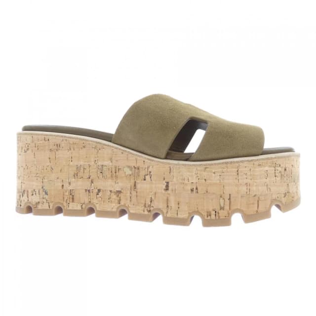 Hermès Eze H-Cut Detail Sandals in Goatskin from The Reluxe, photo 1 of 1