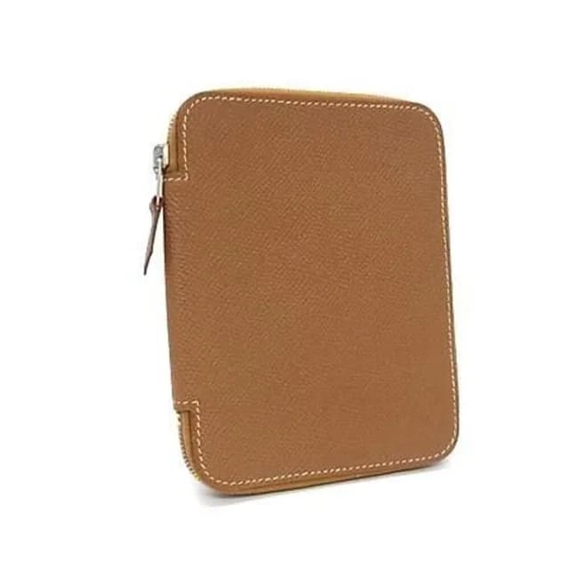 Hermès Agenda Zip Notebook Cover, Gold, Veau Epsom Leather in Gold Epsom leather from Elady, photo 1 of 1