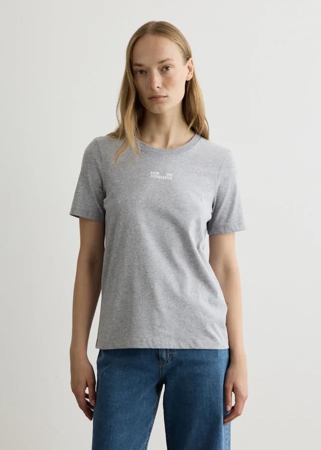 Baum und Pferdgarten Jalona T-Shirt in Grey Melange, image 1 of 1 from Incu