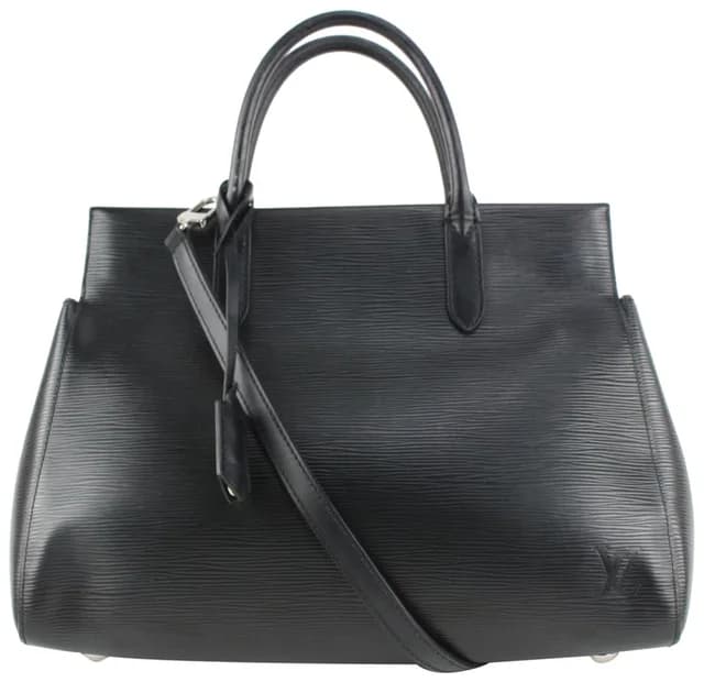 Louis Vuitton Black Epi Leather Noir Marly MM 2way Tote Bag in Black Leather from Bagriculture, photo 1 of 1