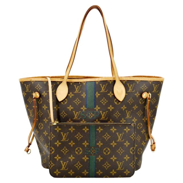 Neverfull My LV Heritage Monogram Canvas Tote Bag Brown in Brown Coated canvas from Dallas Designer Handbags, photo 1 of 1