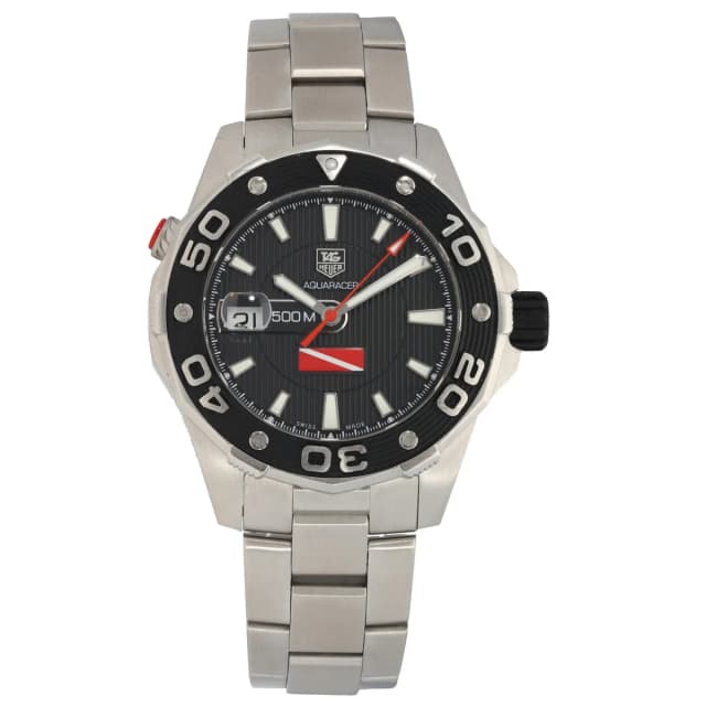 TAG Heuer Aquaracer WAJ211A 43mm Stainless Steel Watch from H&T, photo 1 of 1
