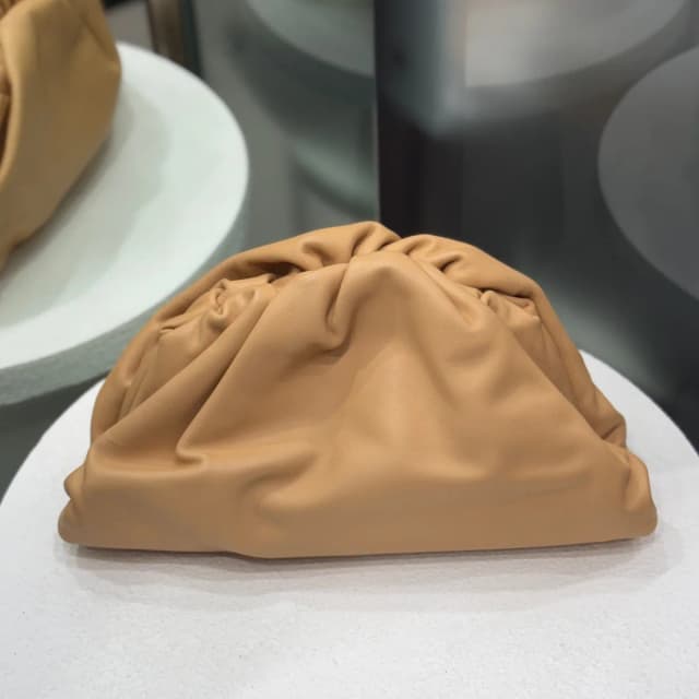 Bottega Veneta Caramel Pouch in Calfskin from Revivre Luxury Consignment, photo 1 of 1