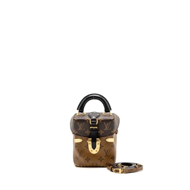 Louis Vuitton Top Handle Camera Box Monogram Reverse Canvas GHW in Canvas from EMIER, photo 1 of 1