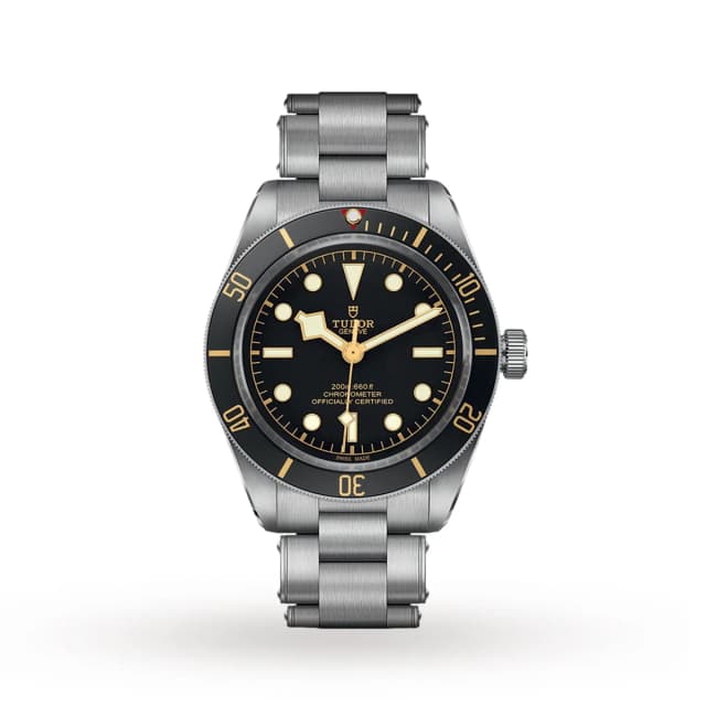 Tudor Bay Fifty-Eight in black from WatchesOfSwitzerland, photo 1 of 1