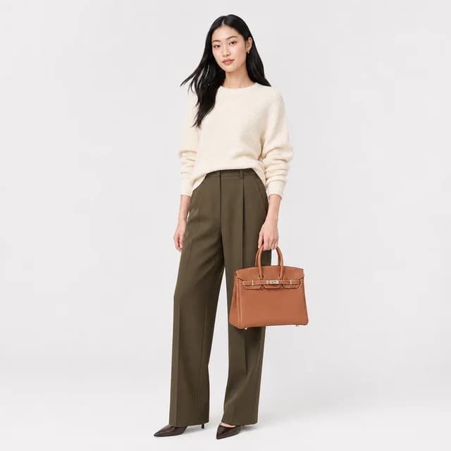 Hermès Birkin 25 Togo Gold PHW K Stamp in Gold Togo leather from The Purse Affair, photo 1 of 1