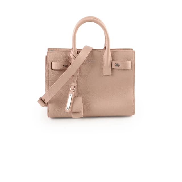 Saint Laurent Sac De Jour Nano Dusty Pink / Beige in Beige Leather from The Purse Affair, photo 1 of 1
