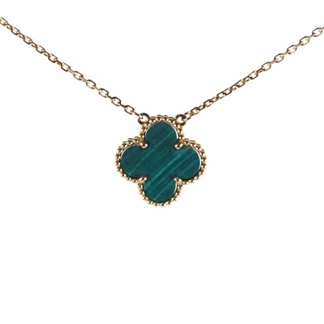 Van Cleef & Arpels Vintage Alhambra Malachite Necklace from The Purse Affair, photo 1 of 1