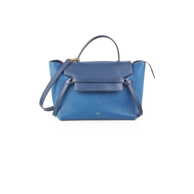 Celine Mini Belt Bag Blue in Blue Leather from The Purse Affair, photo 1 of 1