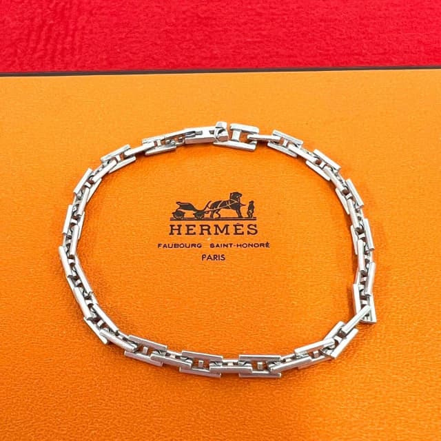 Hermès Vintage Hercules MM Bracelet 925 Sterling Silver in Silver from The Reluxe, photo 1 of 1