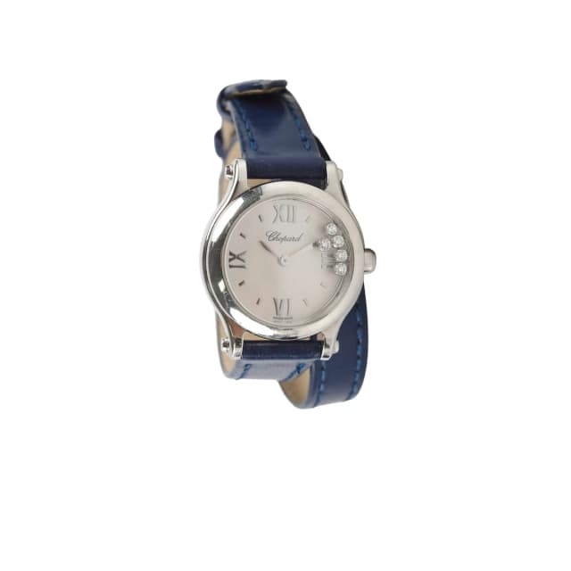 Chopard Happy Sport Watch 25mm Navy in Navy from The Purse Affair, photo 1 of 1