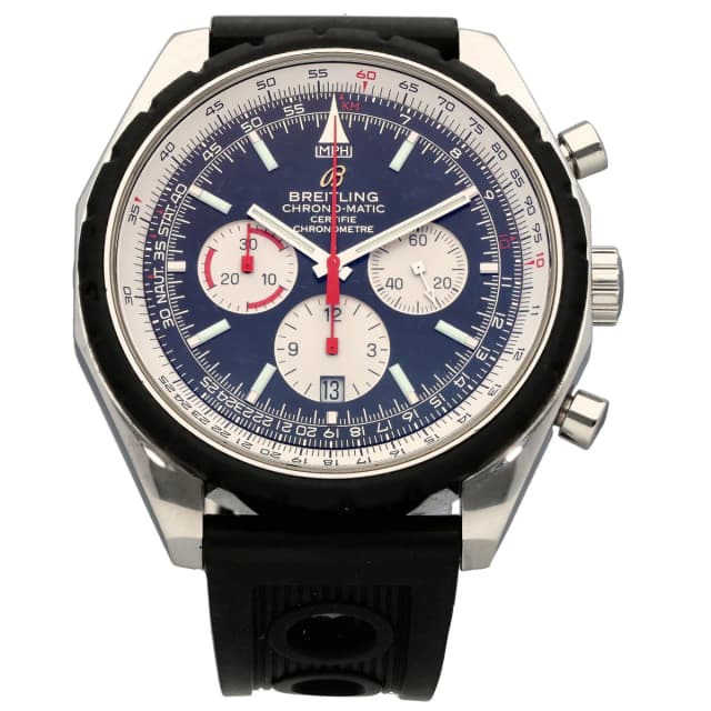 Breitling Chronomatic A14360 49mm Stainless Steel Watch from H&T, photo 1 of 1