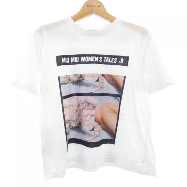 Miu Miu T-Shirt White in White from The Reluxe, photo 1 of 1