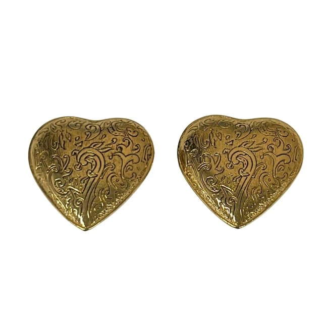 Saint Laurent Yves Earrings Gold in Gold from The Reluxe, photo 1 of 1
