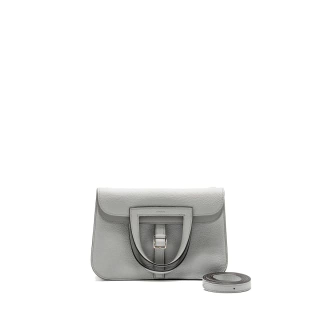 Hermès Halzan 25 Clemence Blue Pale SHW Stamp U in Blue Clemence leather from EMIER, photo 1 of 1
