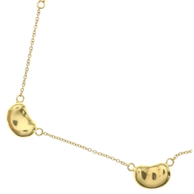 Tiffany & Co. 18k Yellow Gold Elsa Peretti Bean Chain Necklace in Yellow from The Reluxe, photo 1 of 1