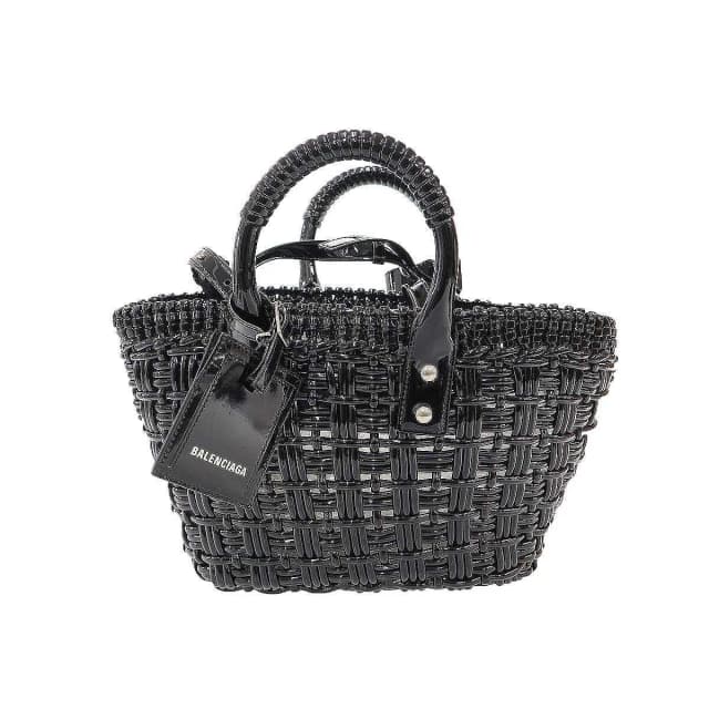Balenciaga Bistro Basket Shoulder Bag Black in Black from The Reluxe, photo 1 of 1