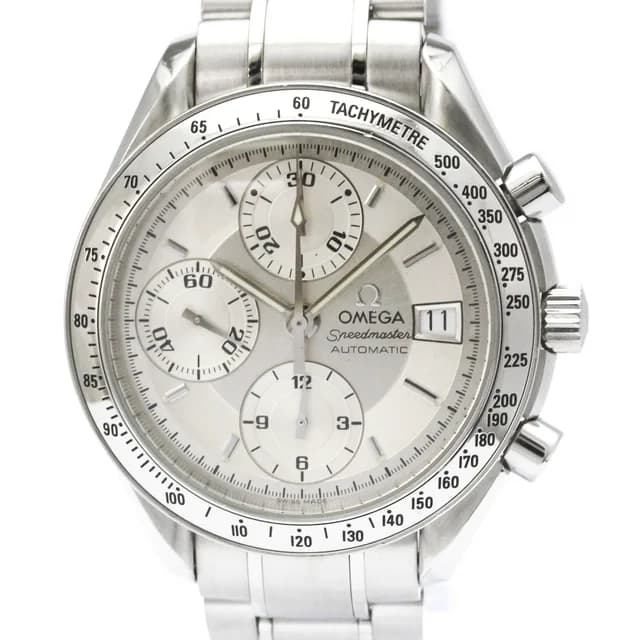 Omega Speedmaster Date Steel Automatic Mens Watch 3513.30 Polished in Silver from Elady, photo 1 of 1
