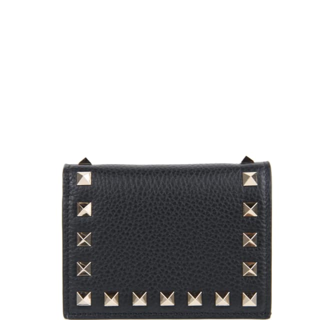 VALENTINO GARAVANI French Flap Wallet, Black, image 1 of 1 from Cultstatus