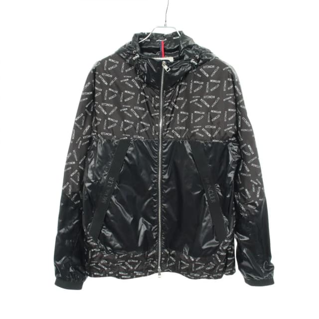 Moncler Nylon Jacket Gidayu Logo Print Hooded in Nylon from The Reluxe, photo 1 of 1