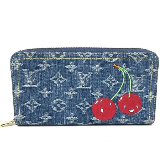 Wallet LV TM Zippy Monogram Denim Canvas Blue in Blue Canvas from The Reluxe, photo 1 of 1