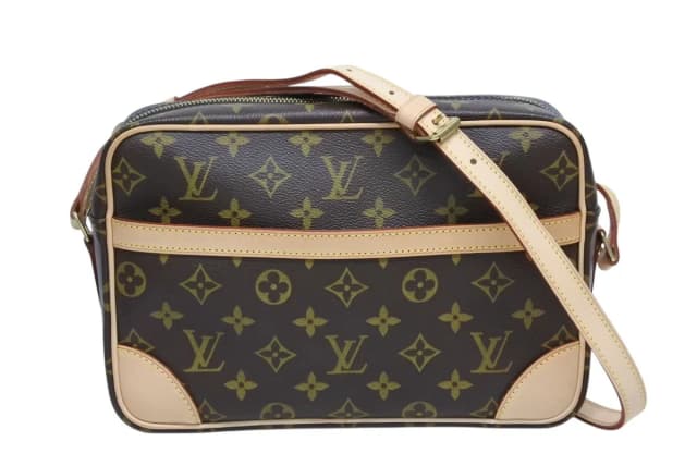Louis Vuitton Monogram Trocadero 27 Shoulder Bag Vachetta Leather Brown Gold 4 in Brown Leather from The Reluxe, photo 1 of 1