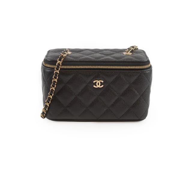 Small Chanel Vanity Caviar Black 2025 in Black Caviar leather from The Purse Affair, photo 1 of 1