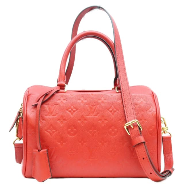 Louis Vuitton Empreinte Cerise Speedy Bandouliere 25 Boston Bag in Leather from The Reluxe, photo 1 of 1