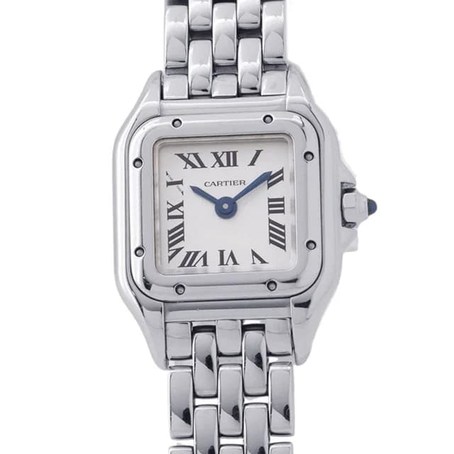 Panthere de Cartier Mini Watch Silver Dial in Silver from The Reluxe, photo 1 of 1