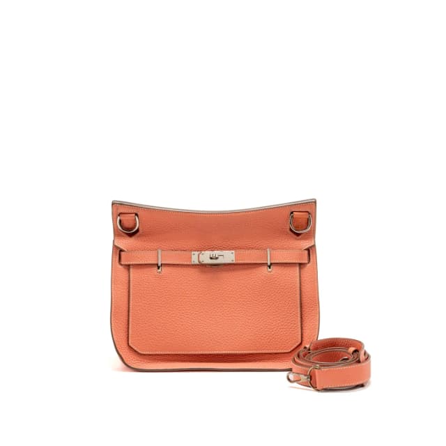 Hermès Jypsiere 28 Clemence Crevette SHW stamp square Q in Clemence leather from EMIER, photo 1 of 1