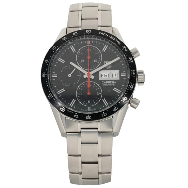 TAG Heuer Carrera CV201AH 41mm Stainless Steel Watch from H&T, photo 1 of 1