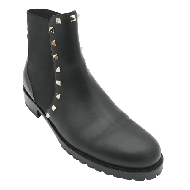 Valentino Garavani Rockstud Leather Chelsea Boots in Leather from Clotheshorse Anonymous, photo 1 of 1