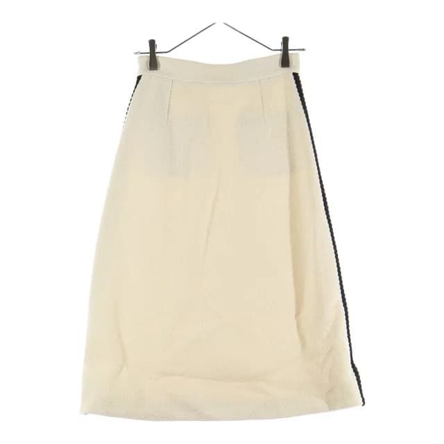 Gucci GG Skirt Ivory Black Wool in Black Wool from The Reluxe, photo 1 of 1