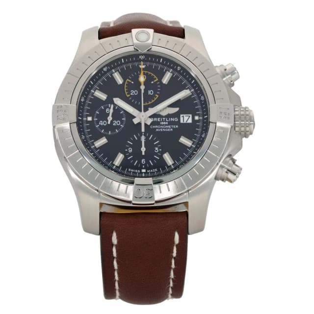 Breitling Avenger A13317 45mm Stainless Steel Watch in Leather from H&T, photo 1 of 1